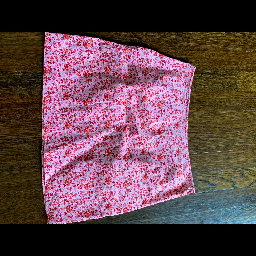 Express flower print skirt